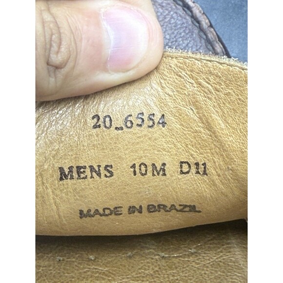 Johnston & Murphy J&M Brown Leather Tassel Loafer Slip-On Shoes Men's 10M - Picture 8 of 8